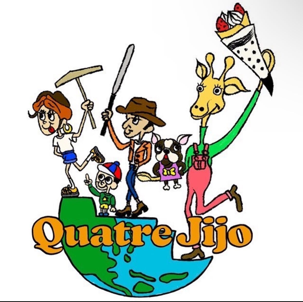 Quatre Jijo logo design (work)